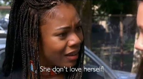 This meme is an image of a woman with a shocked expression, accompanied by the text "She don't like it when you come for her". The image is a still from the TV show "Love and Hip Hop: Atlanta", where the character is reacting to a situation.